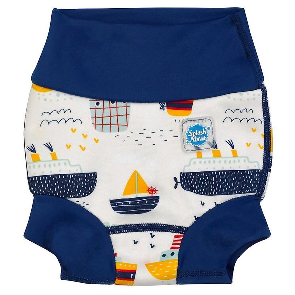 Splash About Blebadebukser - Happy Nappy Duo - Tug Boats