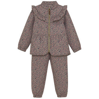 En Fant Termotøj - Quiltet - Fungi m. Blomster/Flæser