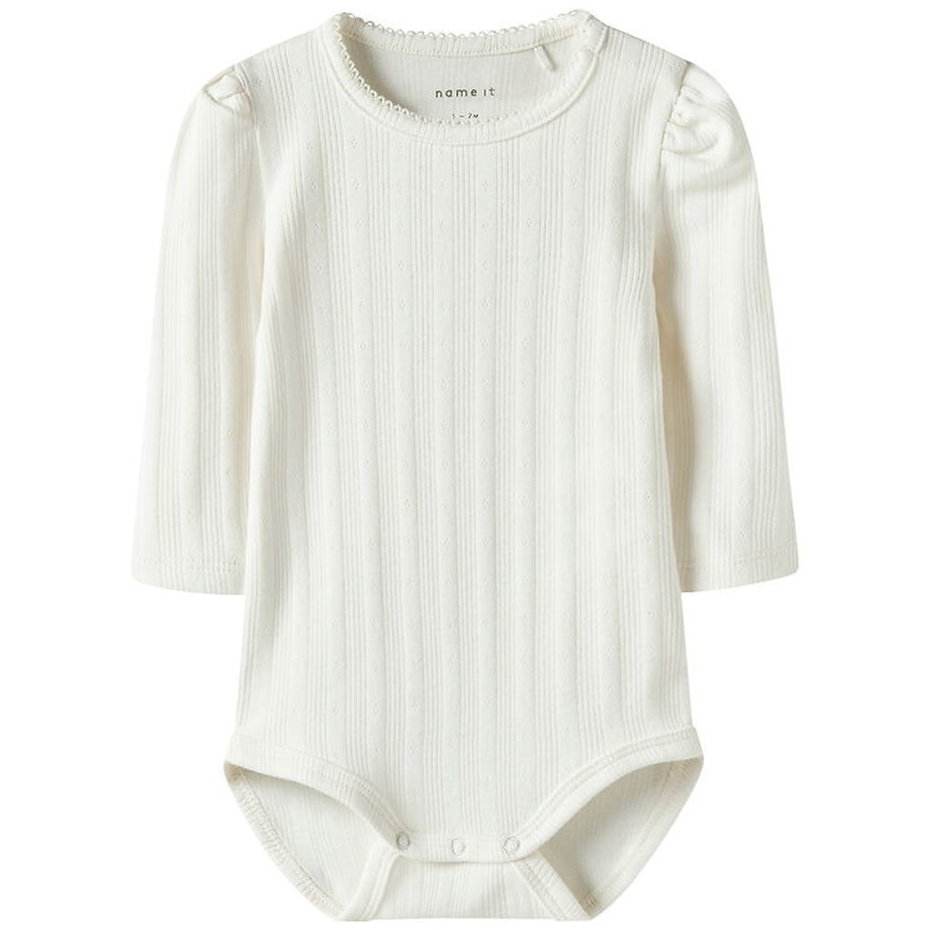 Name It Body l/æ - NbfTurbine - Cloud Dancer