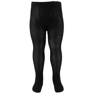 Condor Strømpebukser - Rib - Sort