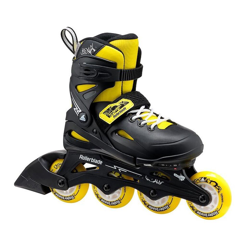Rollerblade Rulleskøjter - Fury - Sort/Gul - Inliner