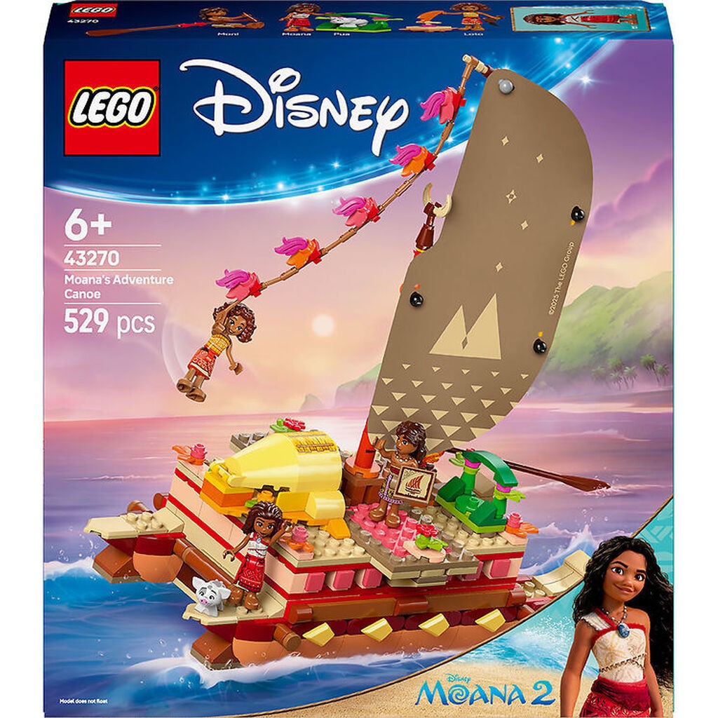 LEGOÂ® Disney - Vaiana 2 - Vaianas Eventyrkano 43270 - 529 Dele