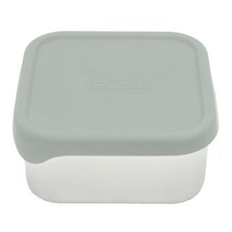 Petit Monkey Madkasse - Lucy - Stainless Steel - Sage Green