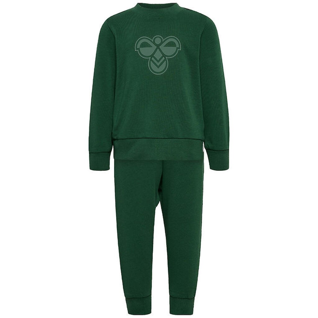 Hummel Sweatsæt - HmlMini - Mørkegrøn