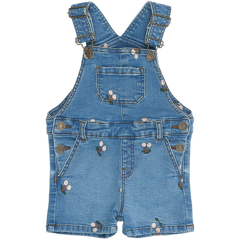 The New Siblings Smækbukser - TnstOvia - Light Blue Denim EMB