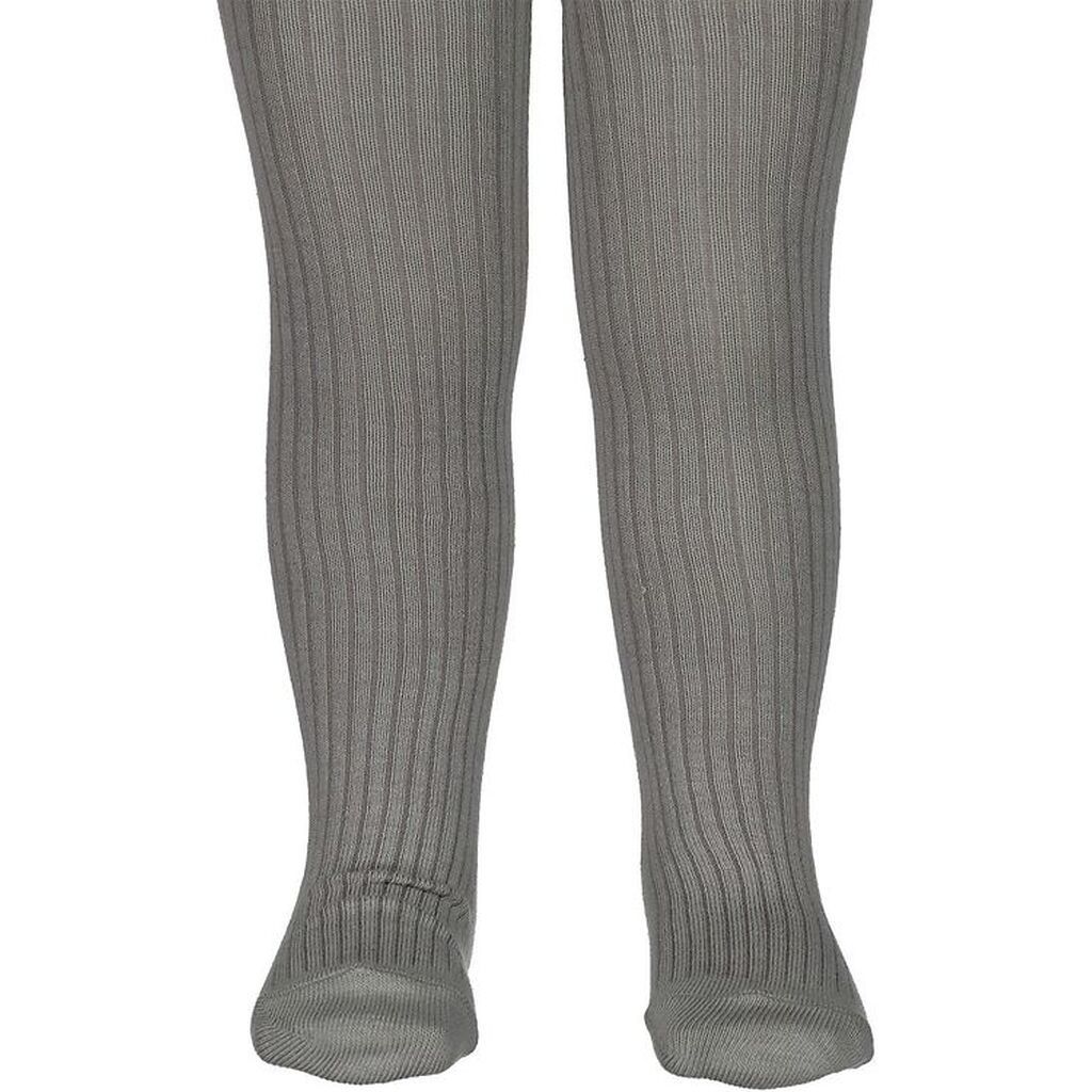 MarMar Strømpebukser - Rib - Grey Melange