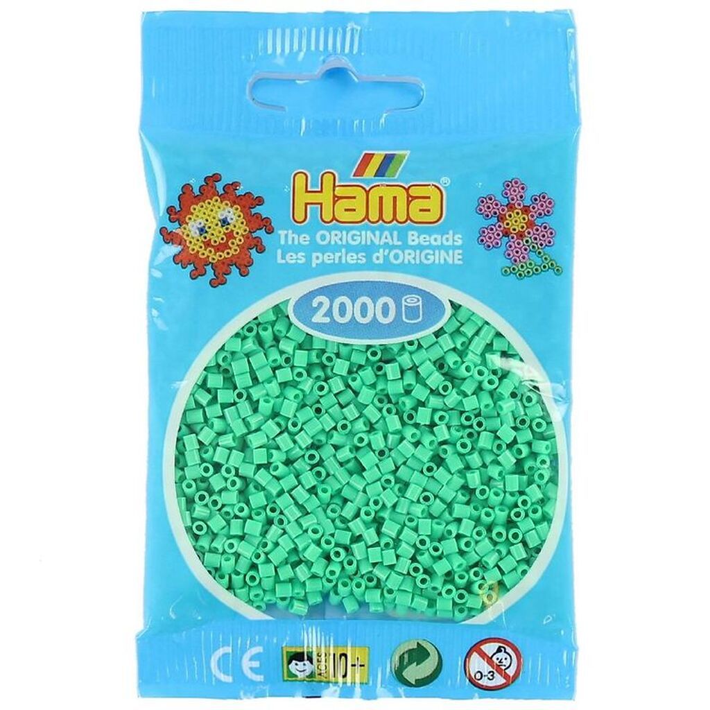 Hama Mini Perler - 2000 stk. - 11 Lysegrøn