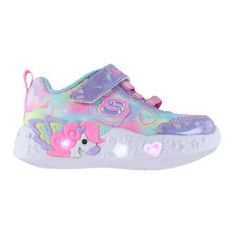 Skechers Sko m. Lys - Unicorn Charmer - Lavender/Multi