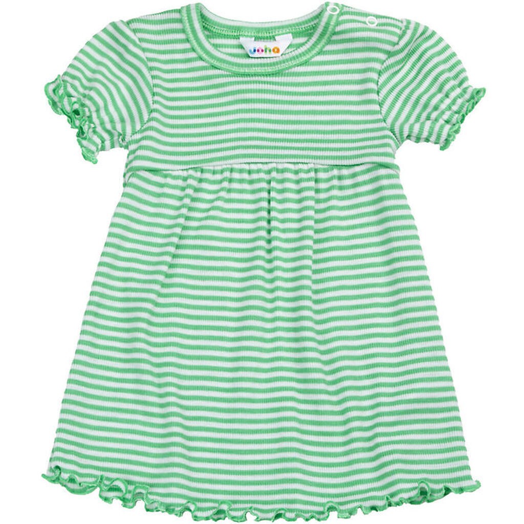 Joha Kjole - Rib - Uld/Silke - Grøn