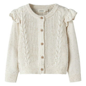 Lil Atelier Cardigan - Strik - NmfGalto - Kab - Turtledove