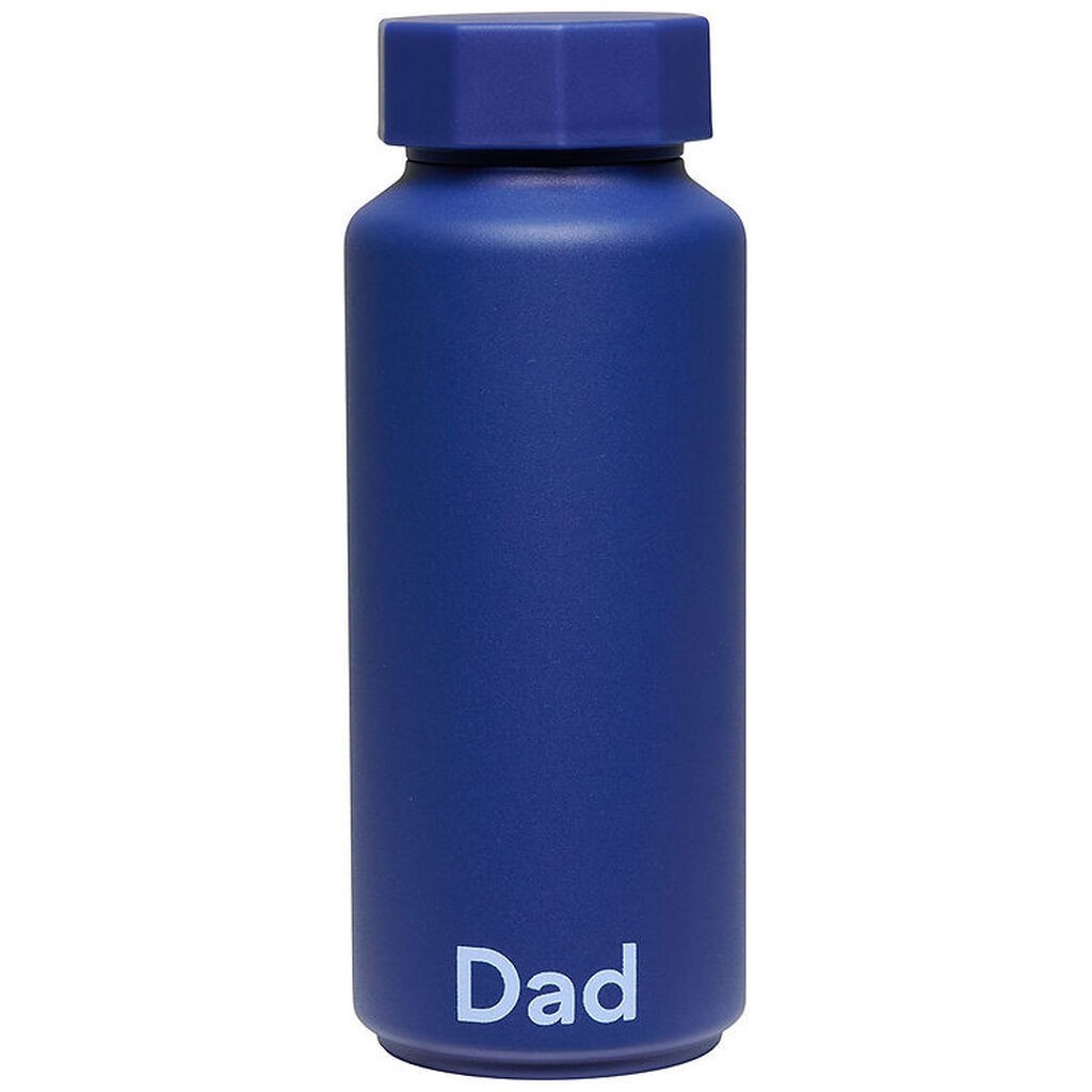 Design Letters Termoflaske - Dad - 500 ml - Midnight Blue