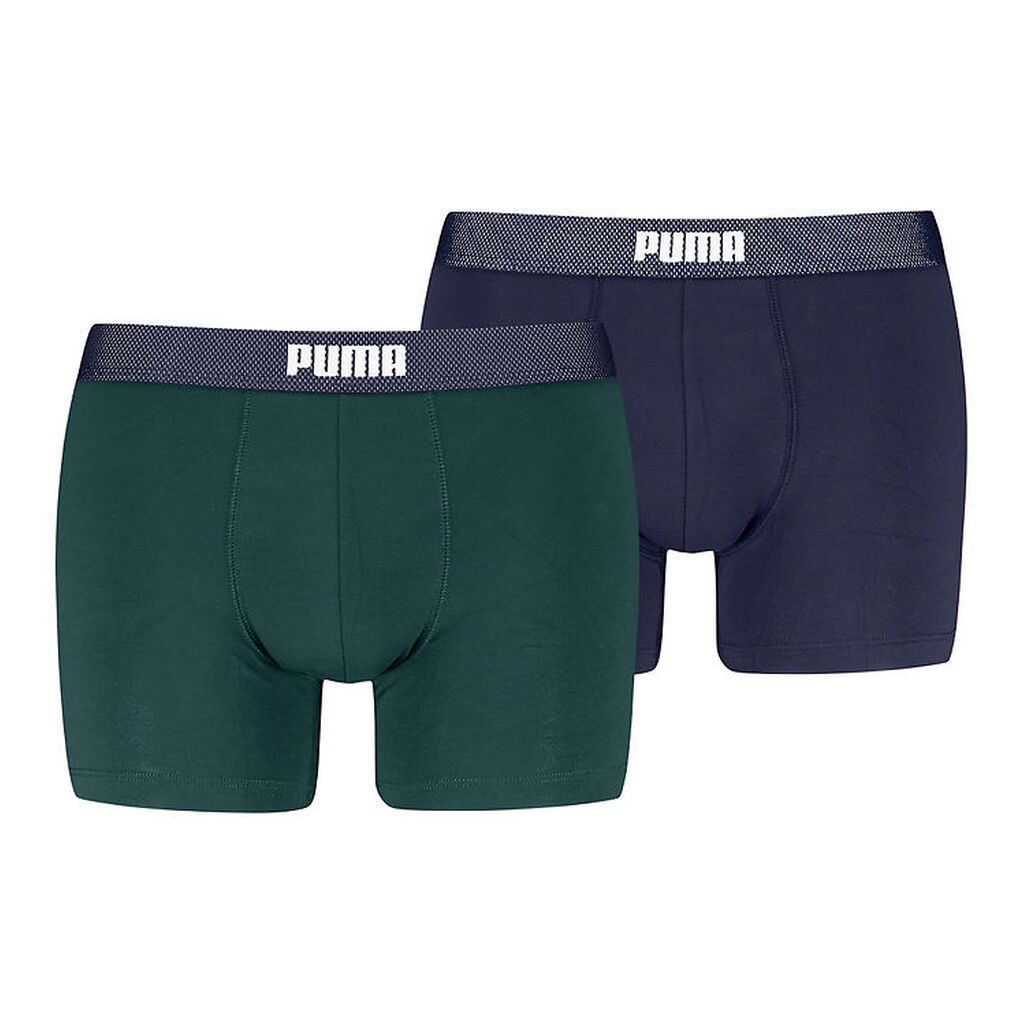 Puma Boxershorts - 2-pak - Grøn/Navy