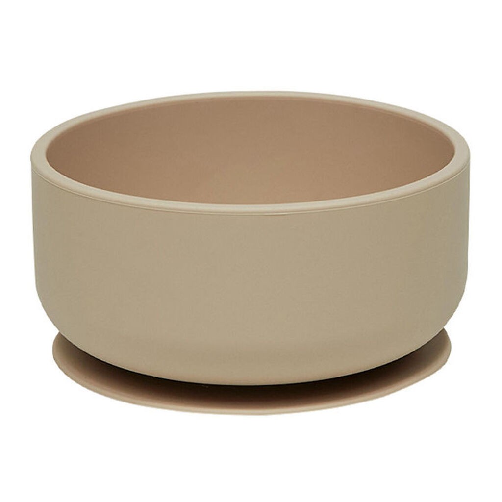 OYOY Skål - Enkei Suction - Silikone - Beige