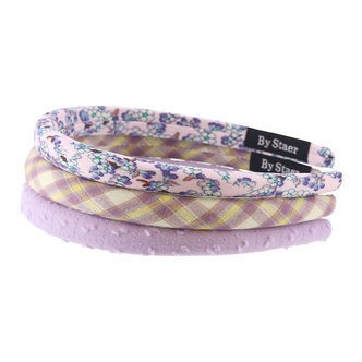 By Stær Hårbøjler - 3-pak - Augusta - Lilla Mix