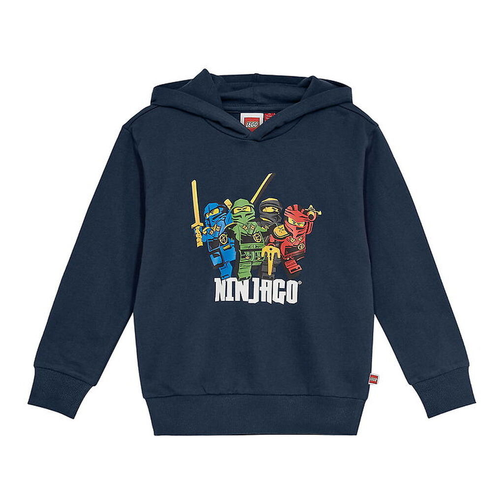 LEGOÂ® Ninjago Hættetrøje - LwSian 111 - Navy m. Print