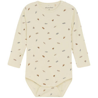 Minymo Body l/æ - Viskose - Tradewinds m. Dinosaurer