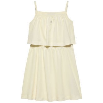 Calvin Klein Kjole - Crinkle Layered - Tofu