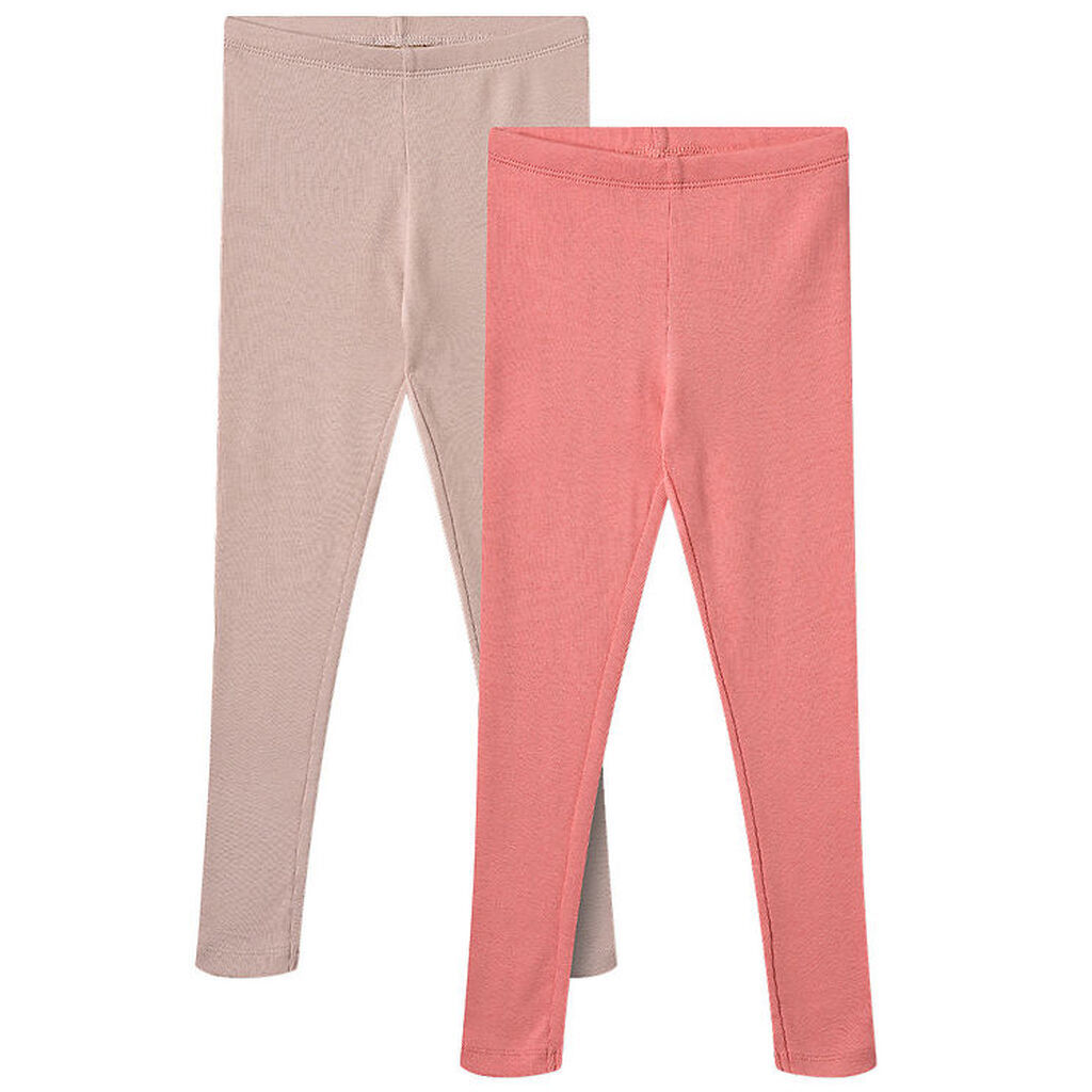 Wheat Leggings - Rib - 2-pak - Maddy - Pink Lilac