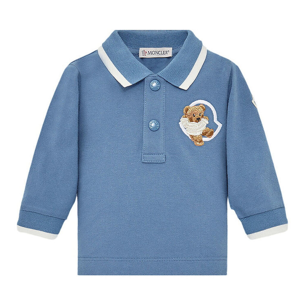 Moncler Polobluse - Blå