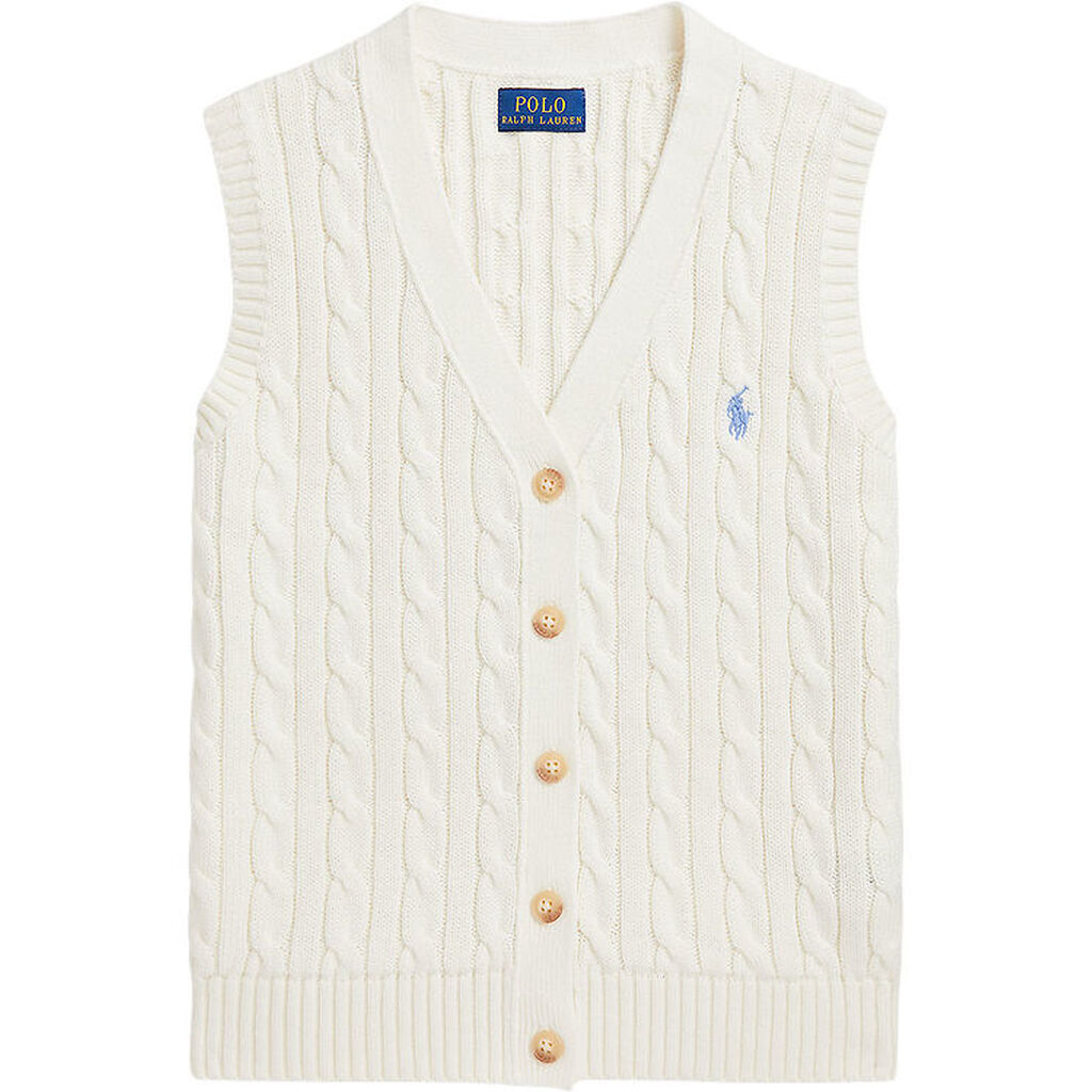 Polo Ralph Lauren Vest - Strik - Hvid