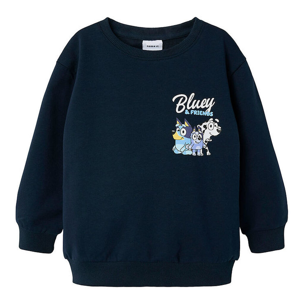 Name it Sweatshirt - NmmFrits Bluey - Dark Sapphire