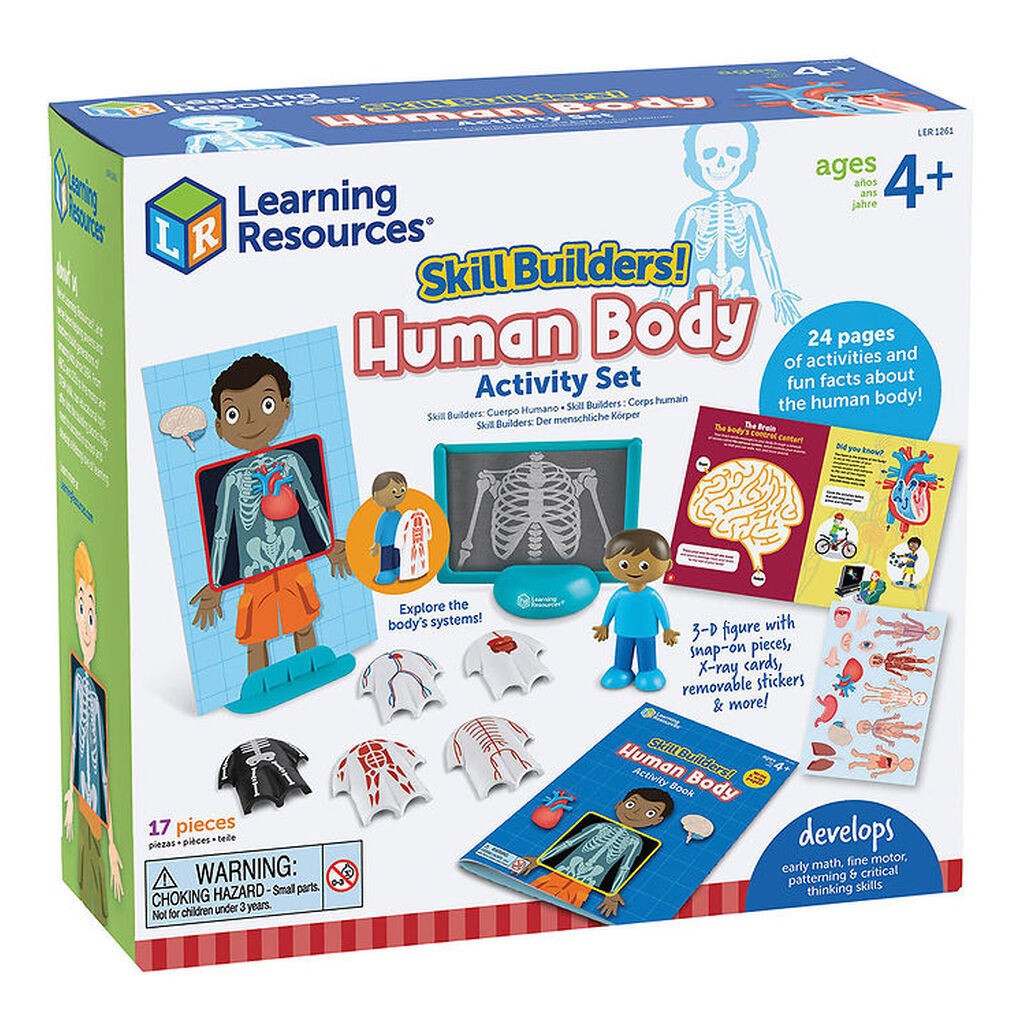 Learning Resources Aktivitetslegetøj - Lær Om Kroppen - 17 Dele
