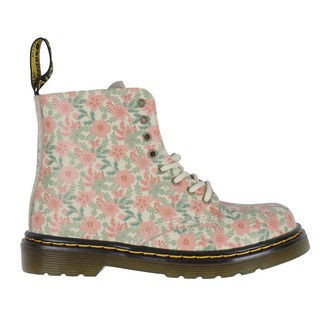 Dr. Martens Støvler - 1460 Pascal - Cloud Cream m. Blomster