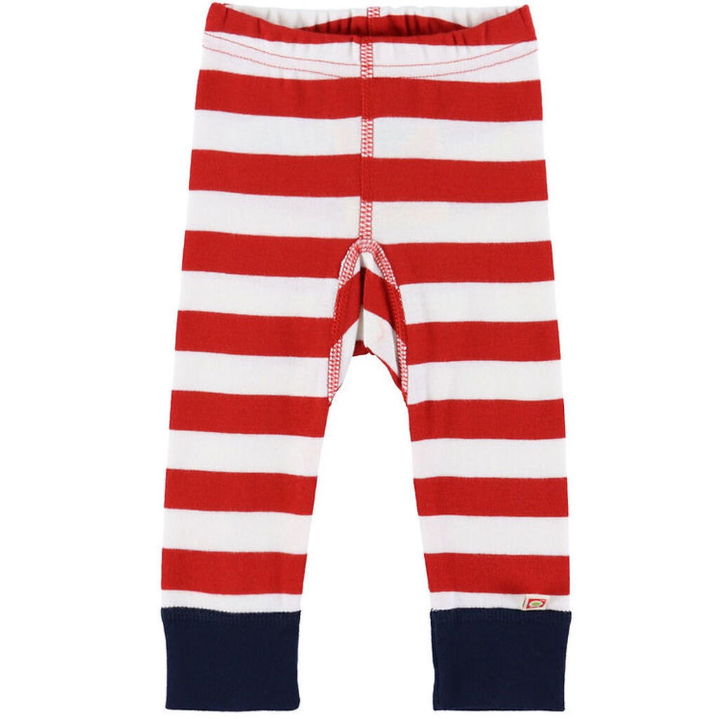 Katvig Leggings - Rød/Hvid Stribet