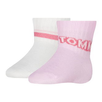Tommy Hilfiger Strømper - Skridsikre - 2-pak - Pink