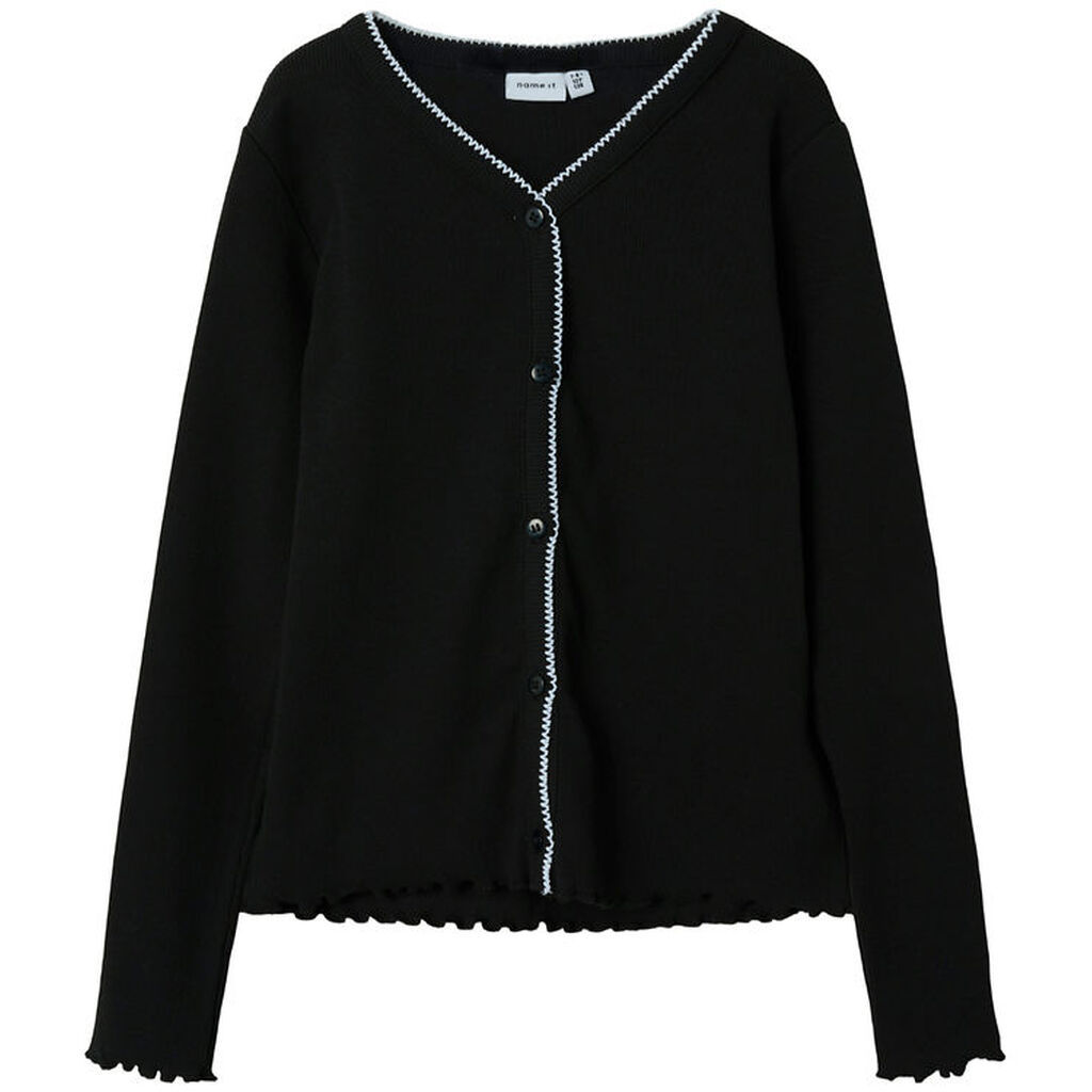 Name It Cardigan - Rib - NkfTalinda - Sort