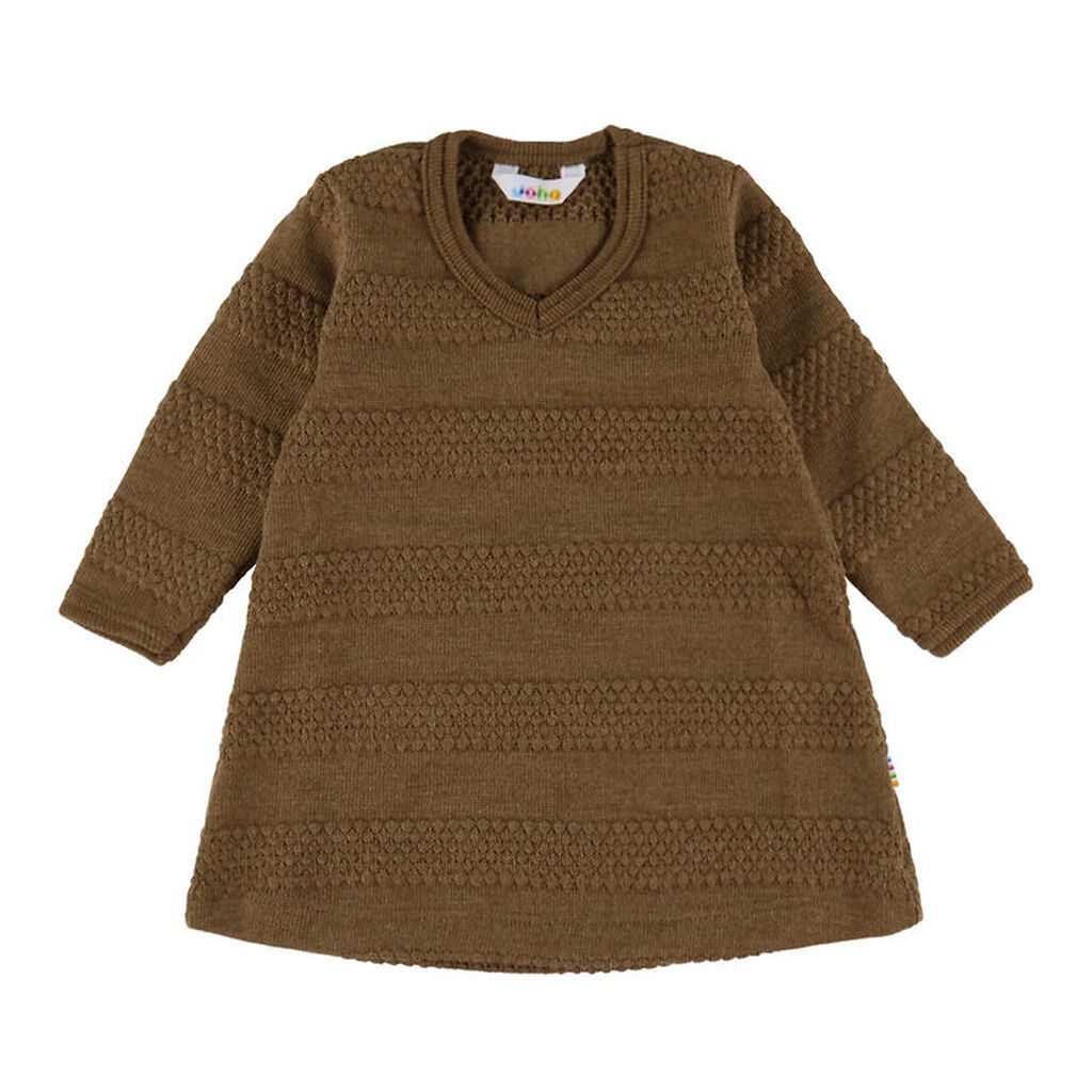 Joha Kjole - Uld - Varm Brun