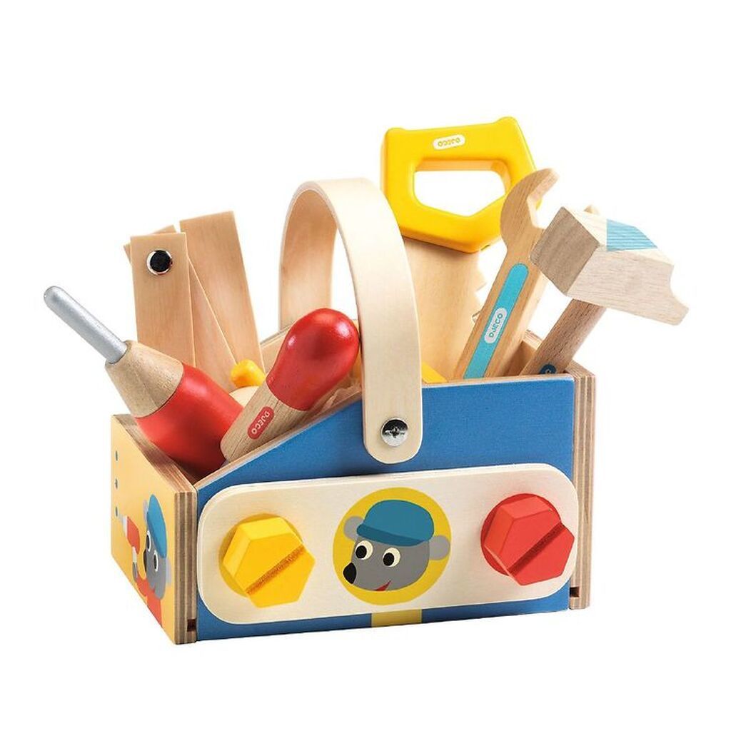 Djeco Trælegetøj - Værktøjskasse