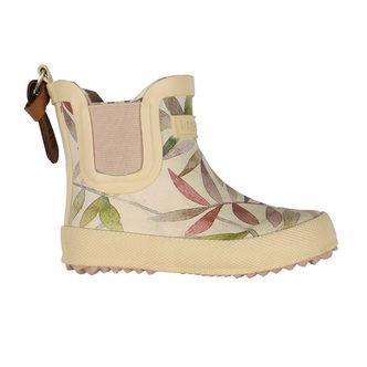 Bisgaard Gummistøvler - Kort - Beige Leaves