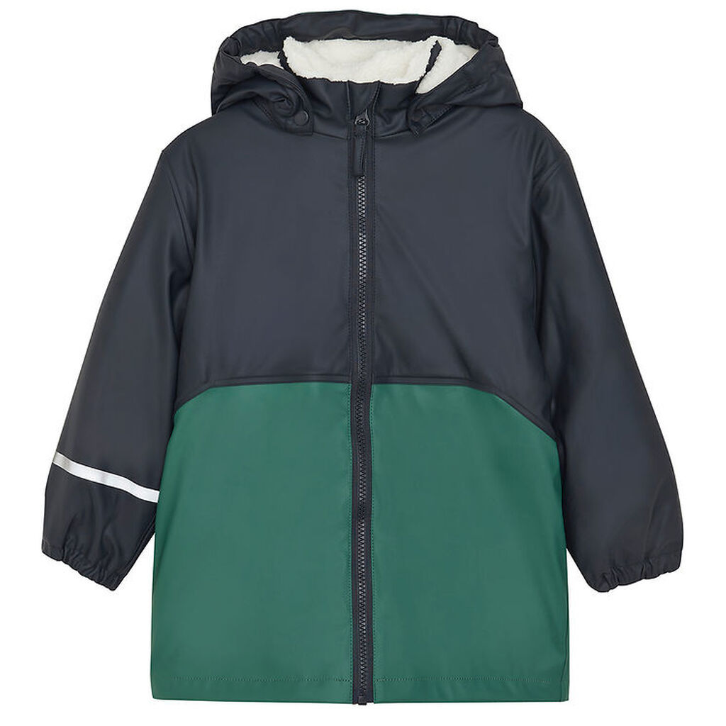 CeLaVi Regnjakke m. Fleece - Navy