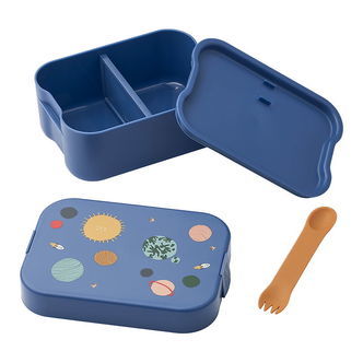 Liewood Madkasse m. Bestik - Kamil - Universe/Classic navy