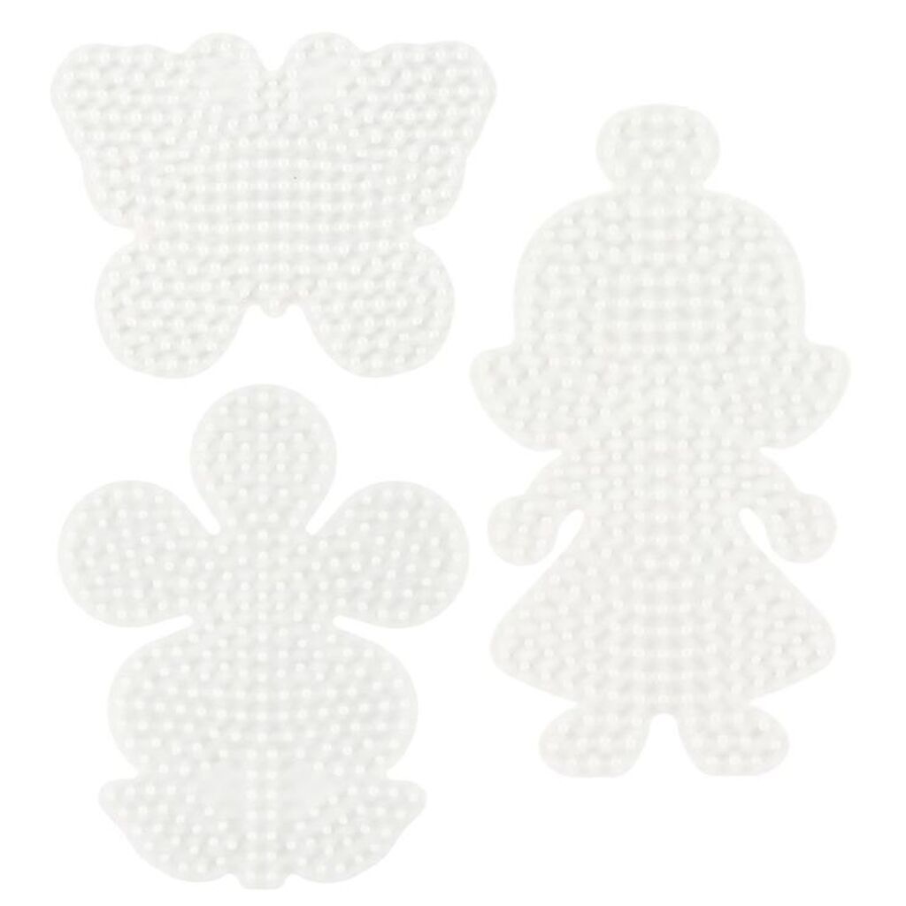 Hama Midi Perleplader - 3 stk - Blomst/Sommerfugl/Pige