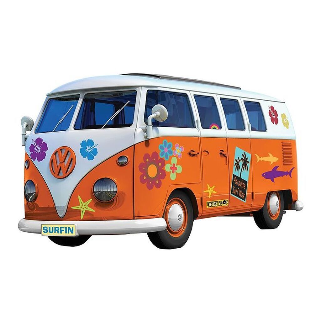 Airfix Sæt - QUICKBUILD - VW Camper Van Surfin J6032 - 52 Dele