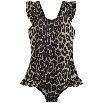Sofie Schnoor Badedragt - Ginask - UV50+ - Light Brown Leopa