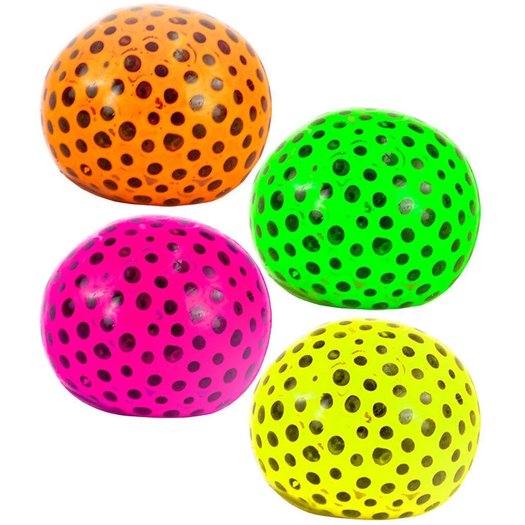 Keycraft Legetøj - Beadz Alive Ball - Assort - Orange/Grøn/Gul/P