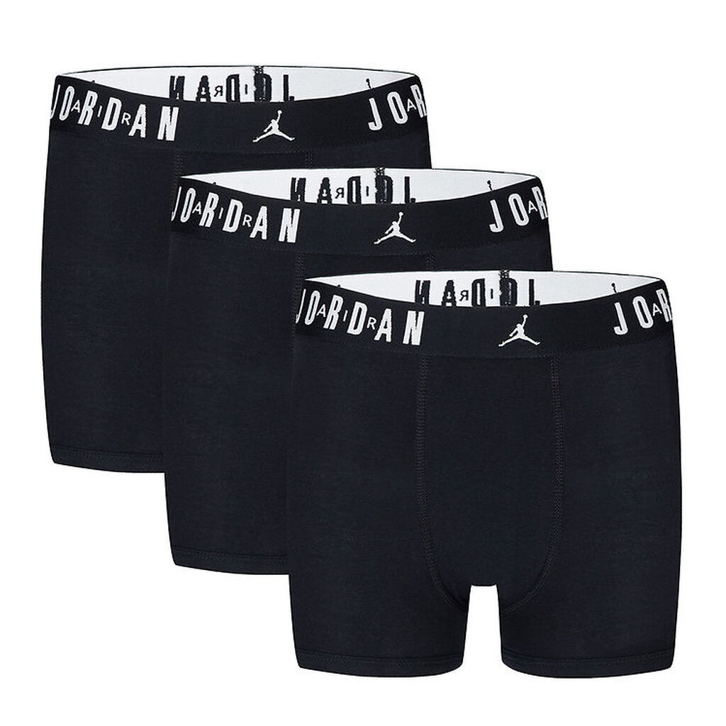 Jordan Boxershorts - Youth - 3-pak - Sort m. Logo