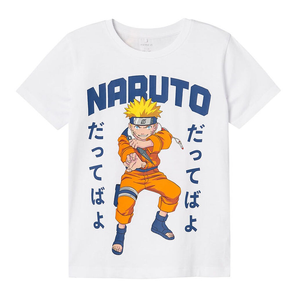 Name It T-shirt - NkmMacar Naruto - Noos - Bright White
