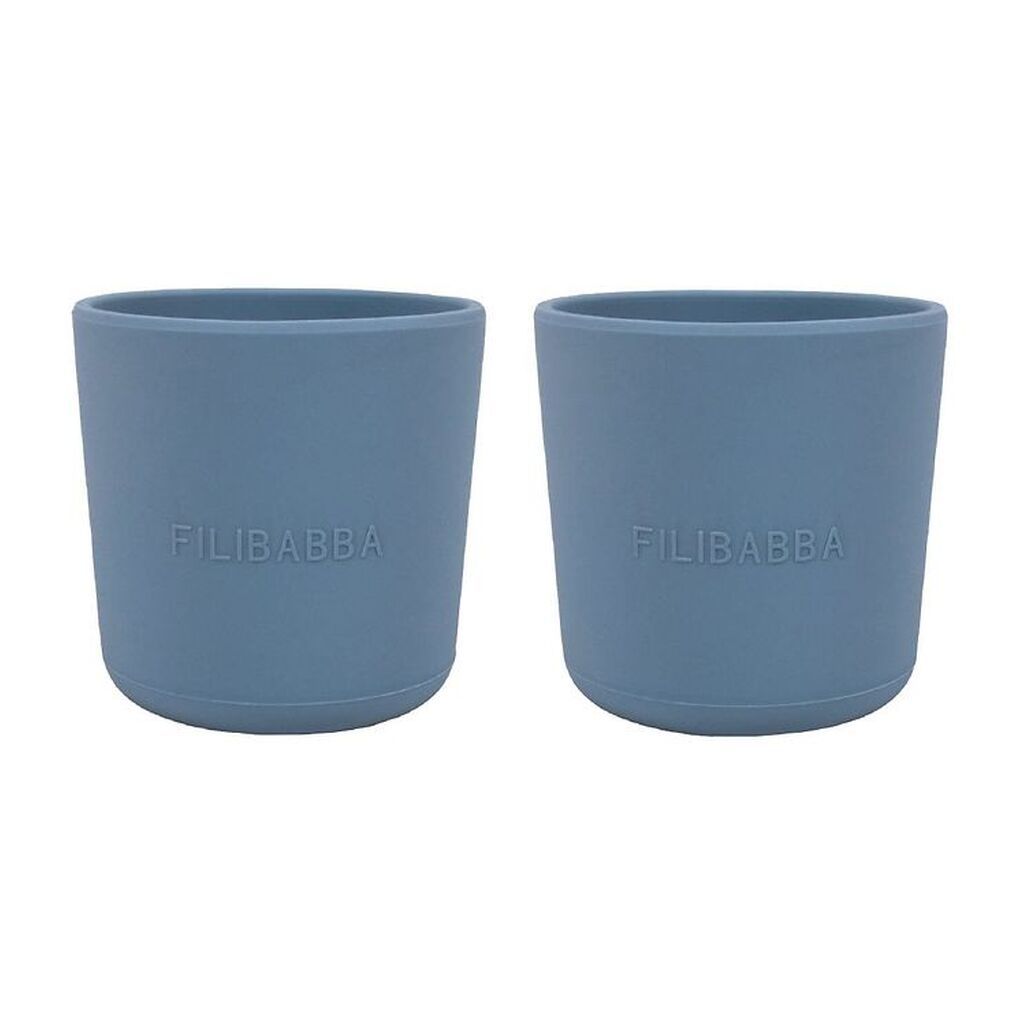 Filibabba Kopper - 2-pak - Silikone - Powder Blue