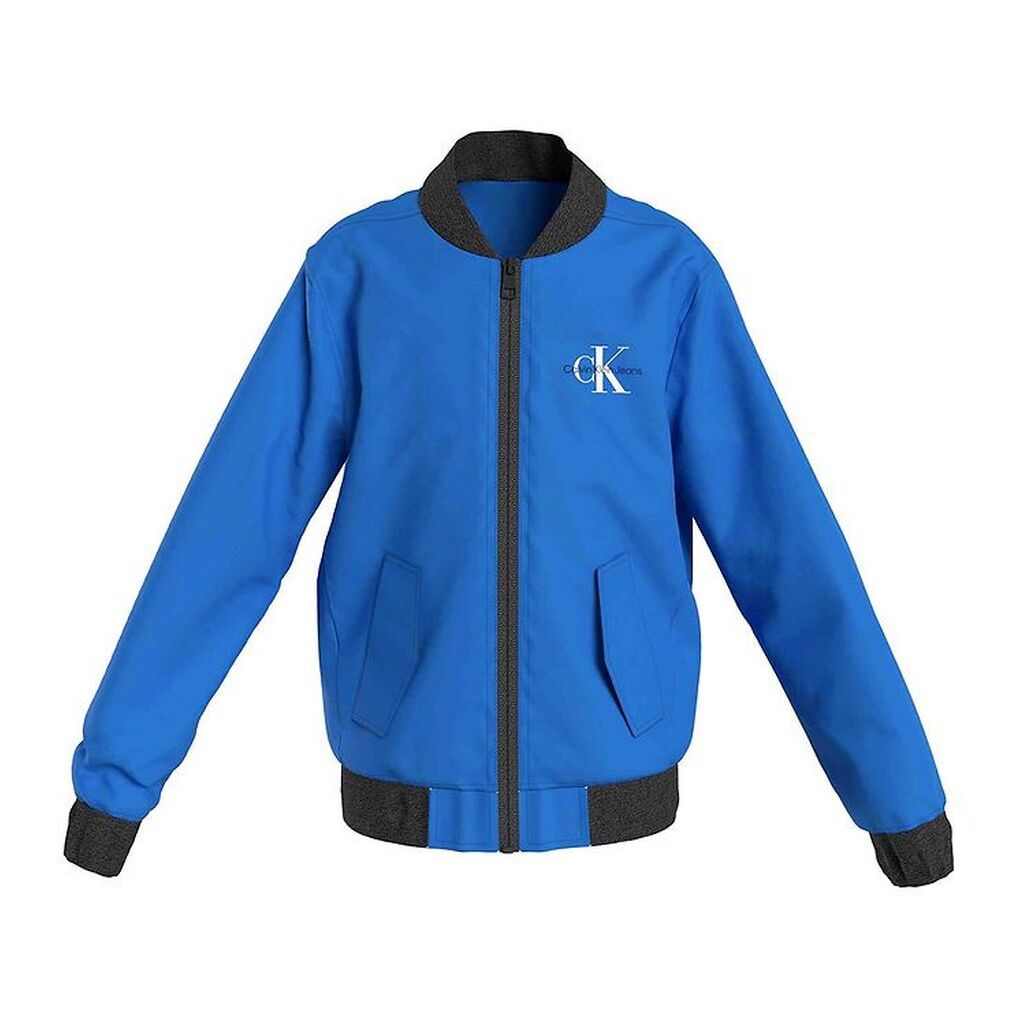 Calvin Klein Jakke - Essential Bomber - Corrib River Blue