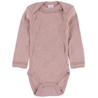 Smallstuff Body - L/Æ - Pudder m. Hulmønster/Blondekant