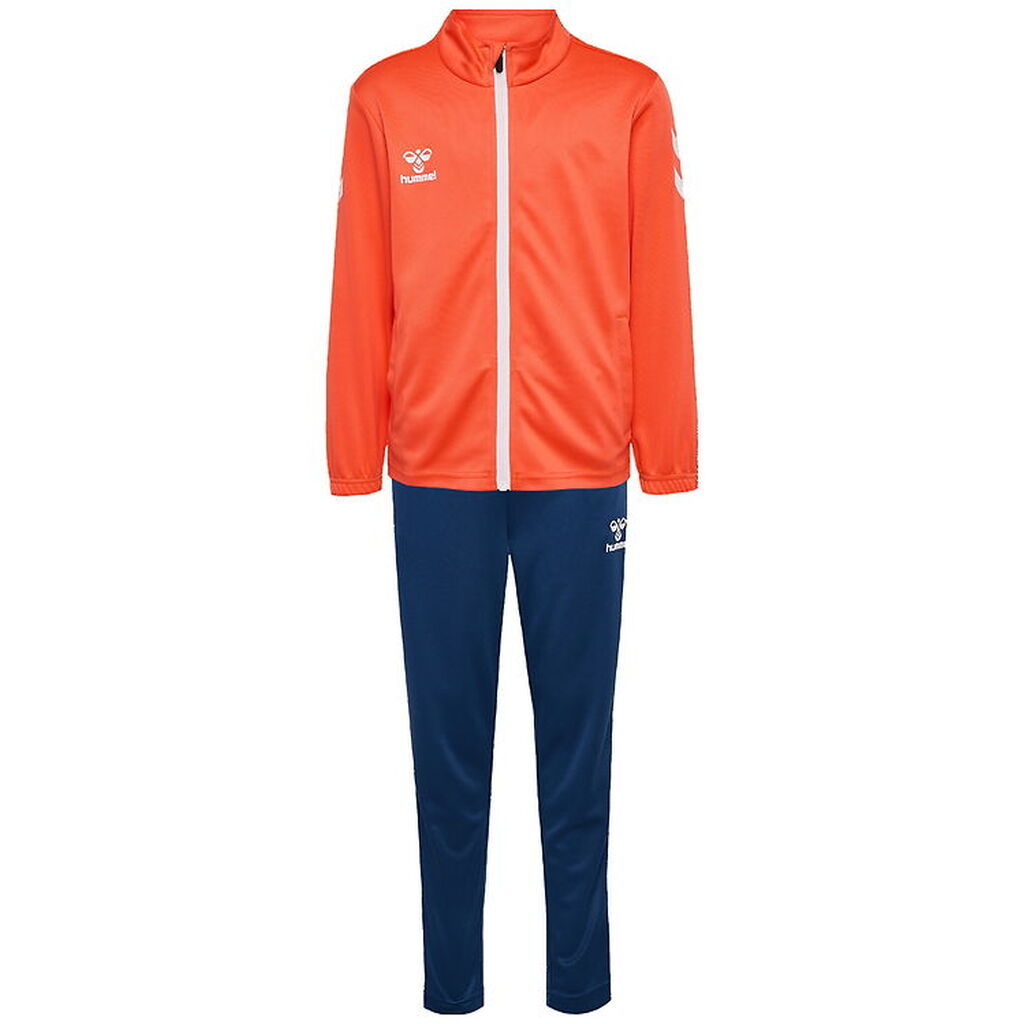 Hummel Træningssæt - HmlLogo - Nasturtium/Dark Denim