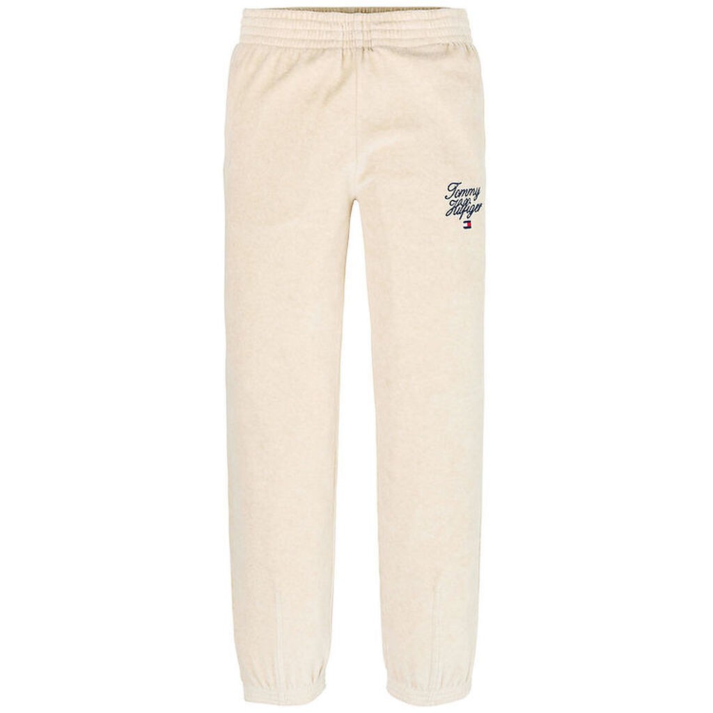 Tommy Hilfiger Velourbukser - Script - Heathered Oat