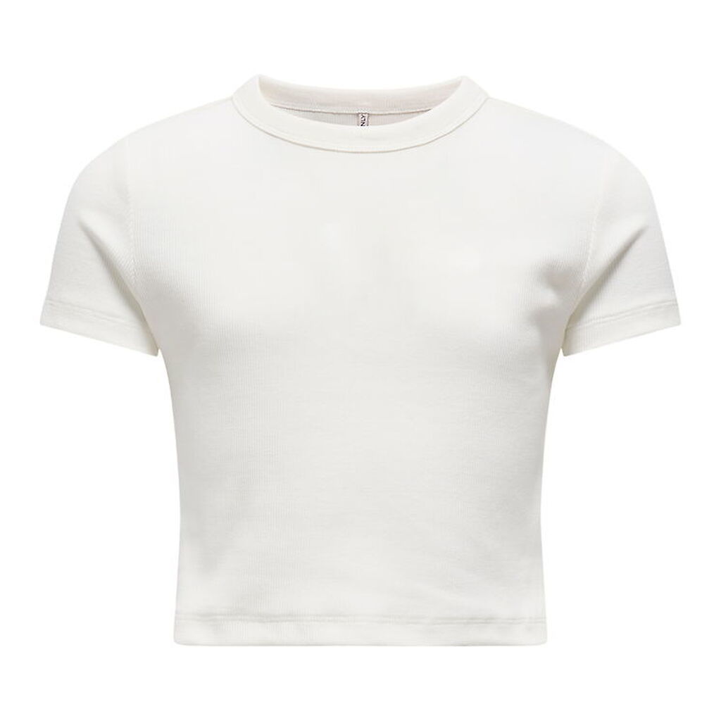 Kids Only T-shirt - KogBina - Rib - Cloud Dancer