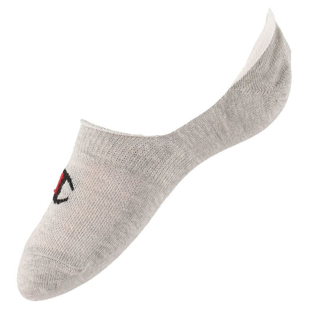 Champion Footies - 2-pak - Gråmeleret m. Logo