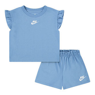 Nike Shortssæt - Top/Shorts - Blue Beyond
