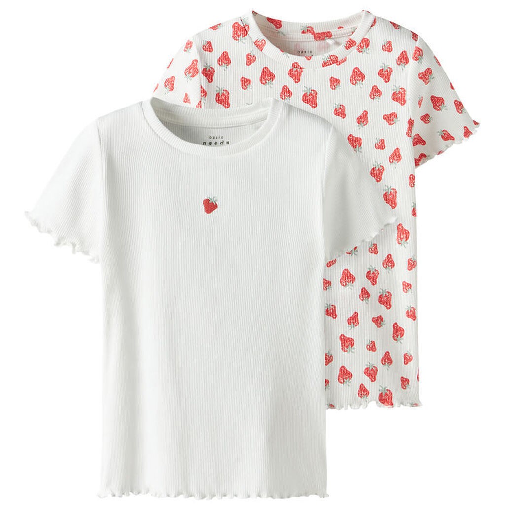 Name it T-Shirt - 2 Pak - NmfVemma - Bright White/Bright White